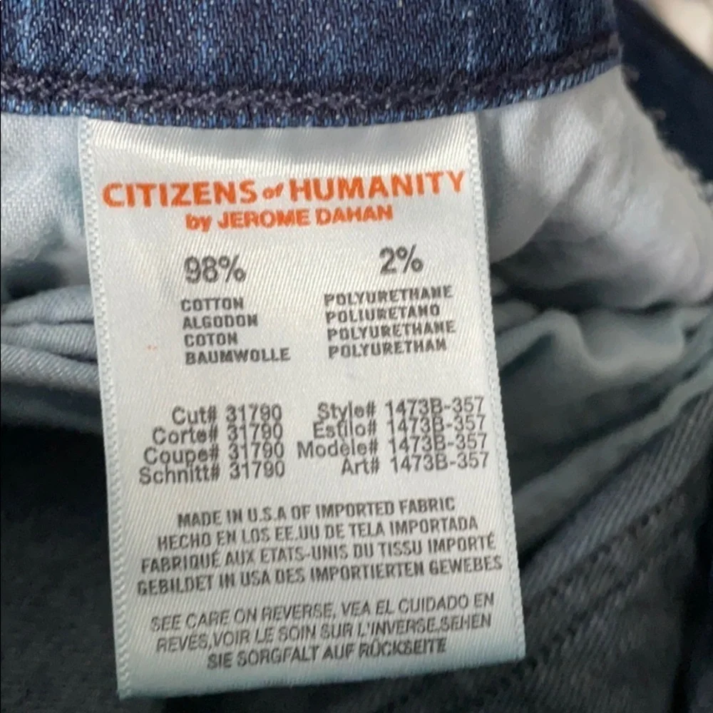 Citizens of‎ Humanity jeans 27 straight leg - Picture 6 of 10